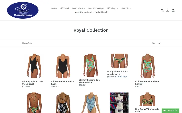 /collections/royal-collection-1 — Pualani Hawaii Beachwear