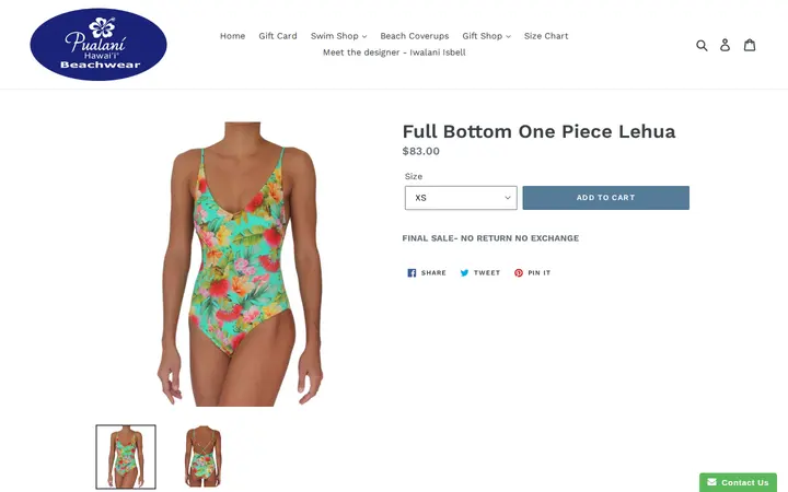 /collections/royal-collection-1/products/full-bottom-one-piece-lehua — Pualani Hawaii Beachwear