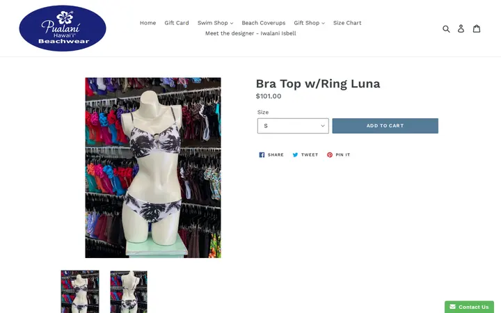 /collections/royal-collection-1/products/bra-top-w-ring-luna — Pualani Hawaii Beachwear