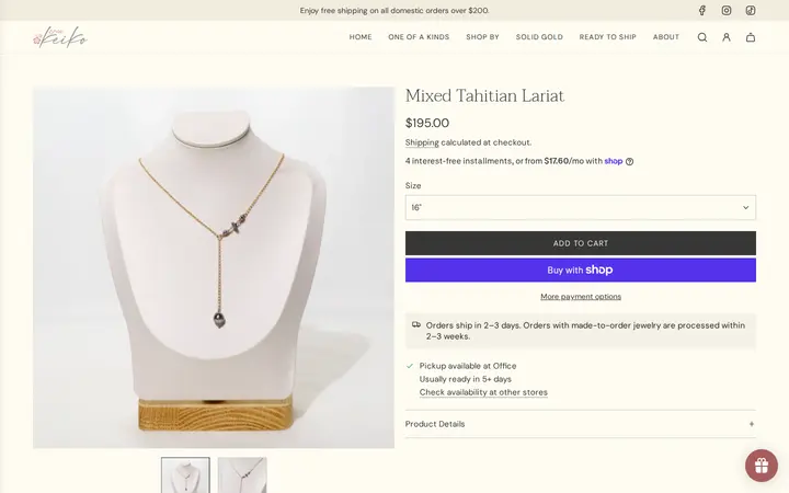 /collections/new-arrivals/products/mixed-tahitian-lariat — Shop Keiko
