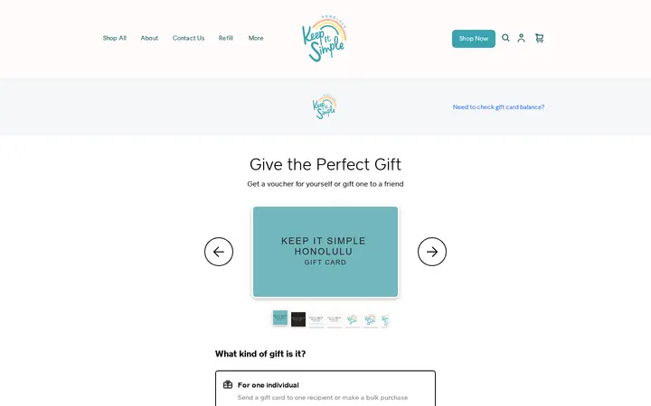 /s/gift-cards — Keep it Simple Honolulu Zero Waste