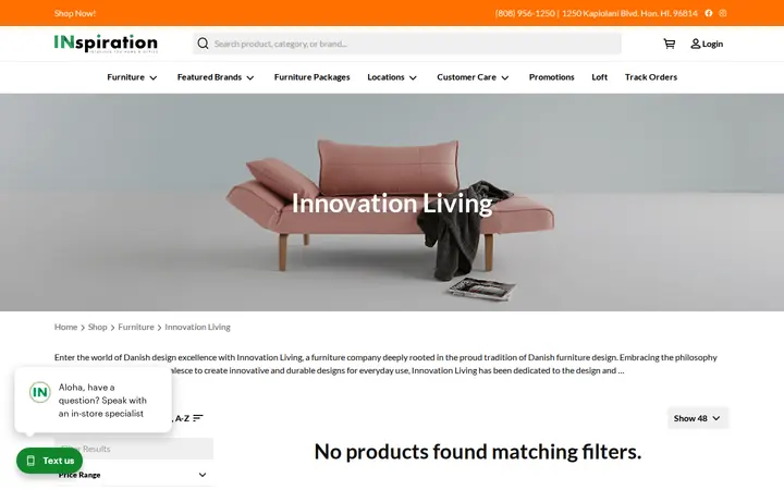 /shop/furniture/brand/innovation-living — INspiration Interiors