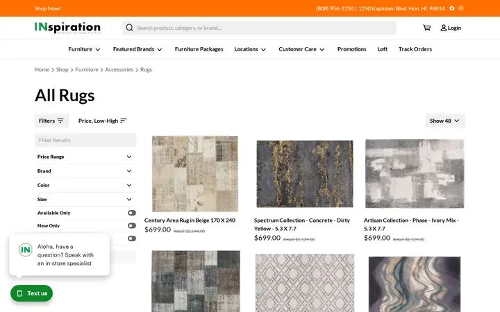 /shop/furniture/accessories/rugs — INspiration Interiors