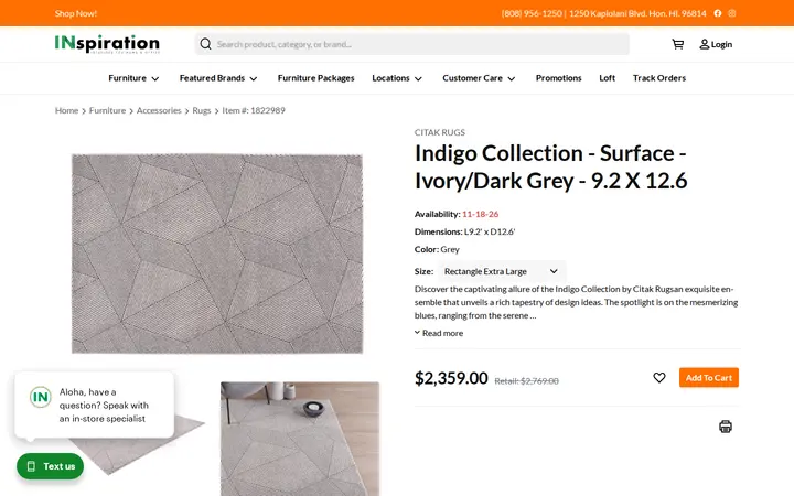 /shop/furniture/accessories/rugs/1822989 — INspiration Interiors