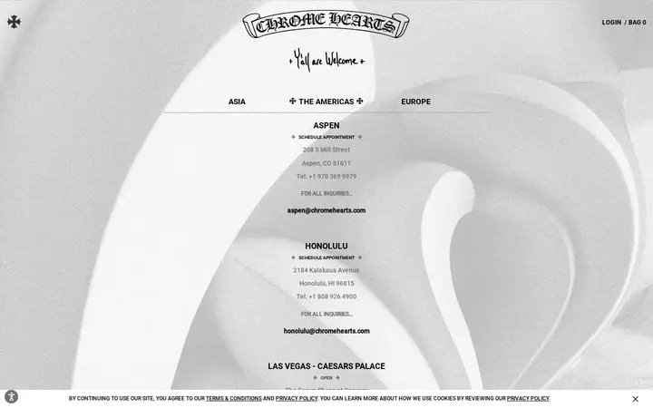 /locations.html — Chrome Hearts HONOLULU