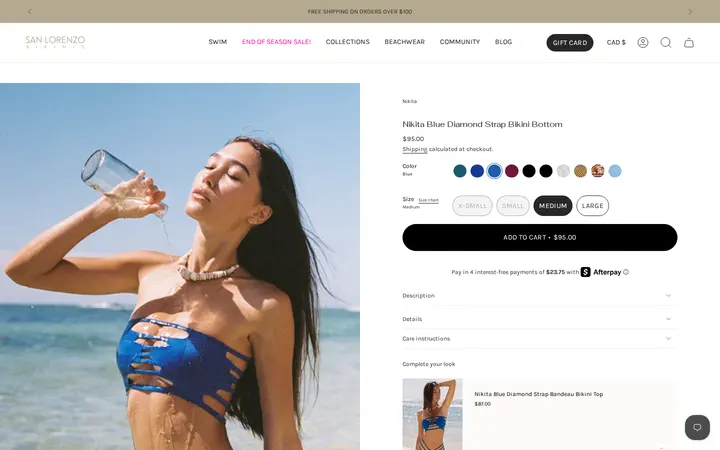 /collections/shop-all-sale/products/nikita-black-diamond-strap-bikini-bottom-copy — San Lorenzo Bikinis Waikiki