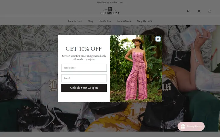 Website of Lexbreezy Hawai'i