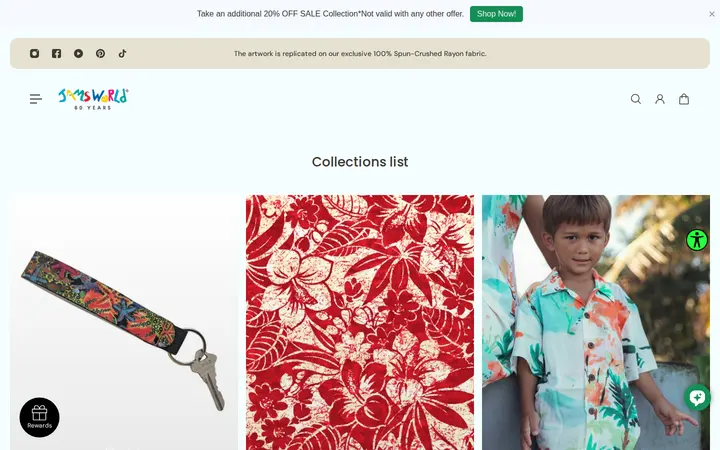 /collections — Jams World Factory Store & Corporate Office
