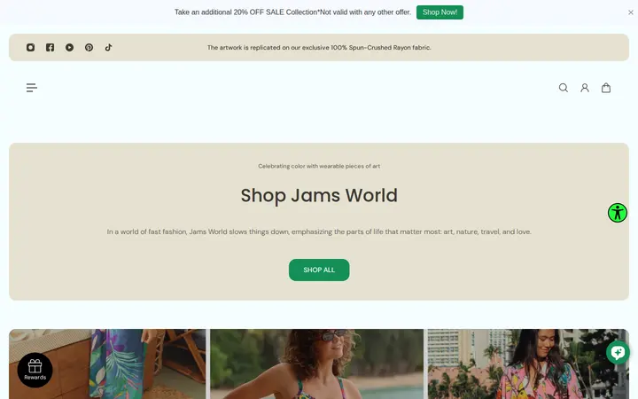 /pages/shop — Jams World Factory Store & Corporate Office