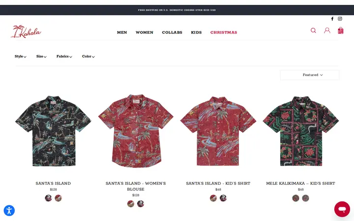 /collections/christmas-shirts — Kahala - Salt at our Kaka'ako