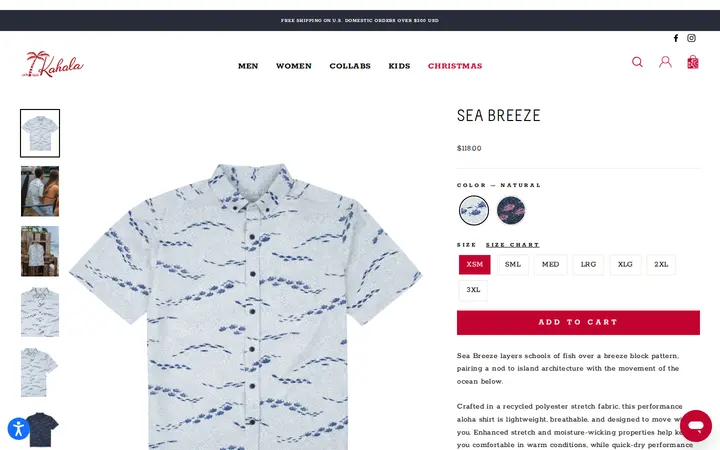 /collections/new-arrivals-mens/products/sea-breeze-short-sleeve-shirt — Kahala - Salt at our Kaka'ako