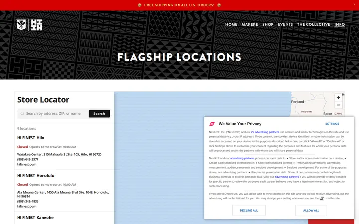 /locations — Hawaii's Finest Clothing