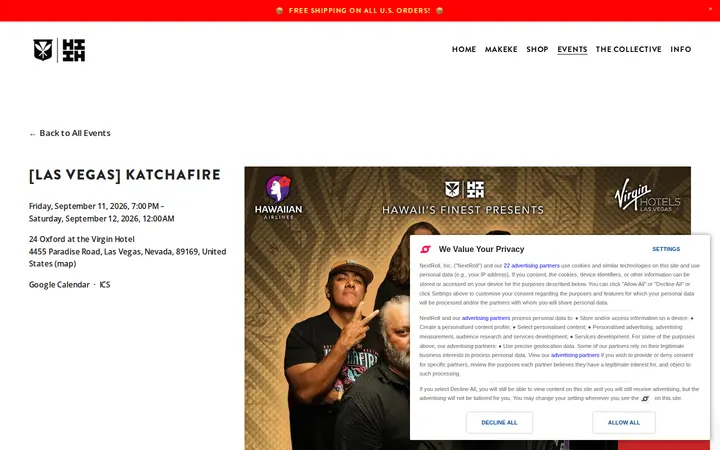 /events/katchafire-lv26 — Hawaii's Finest Clothing