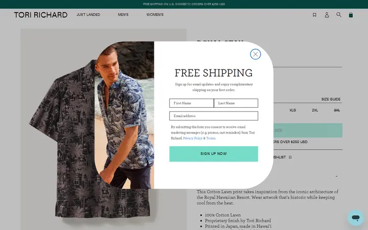/collections/shop-all-mens/products/royal-stay-short-sleeve-shirt — Tori Richard - Outrigger Waikiki