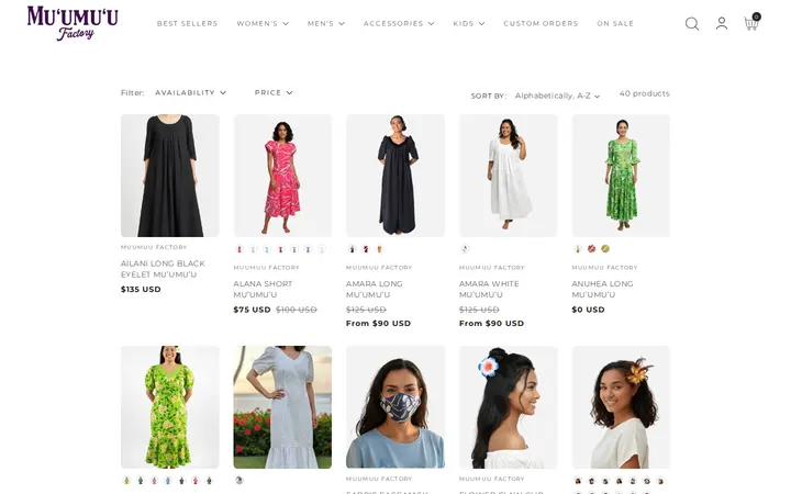/collections/all — T&L Muumuu Factory