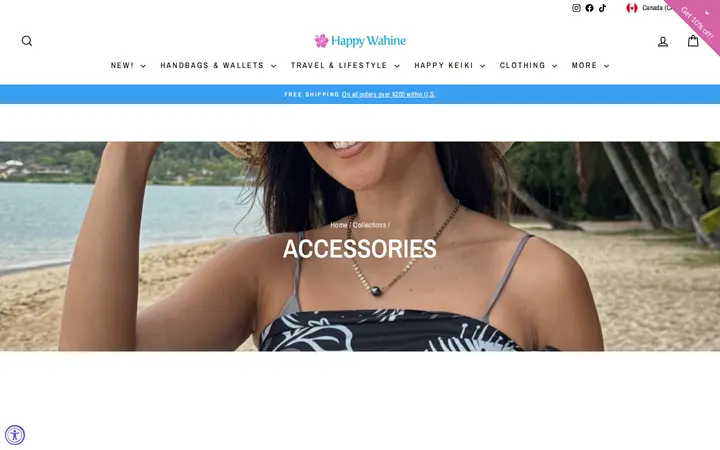 /collections/accessories — Happy Wahine
