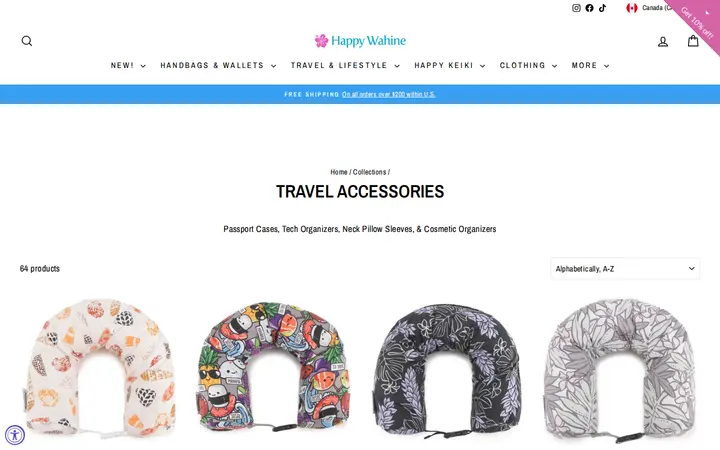 /collections/travel-accessories — Happy Wahine