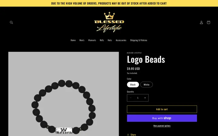 /products/logo-beads — Blessed Lifestyle
