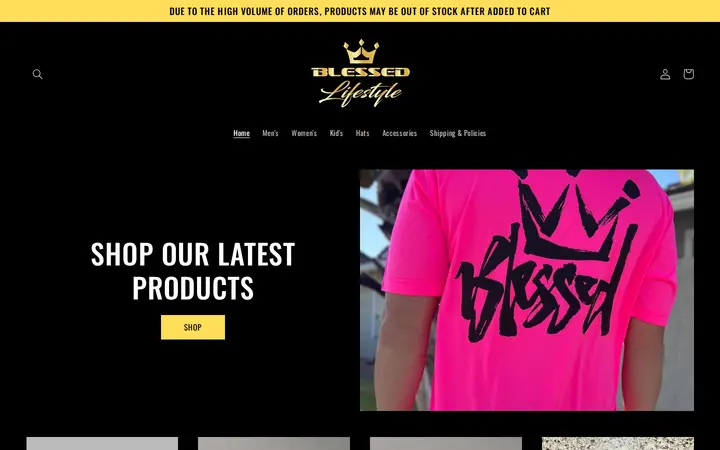 Website of Blessed Lifestyle