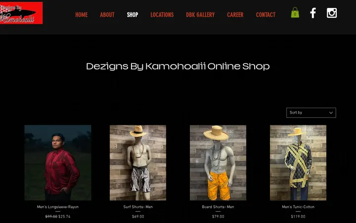 /shop — Dezigns By Kamohoalii
