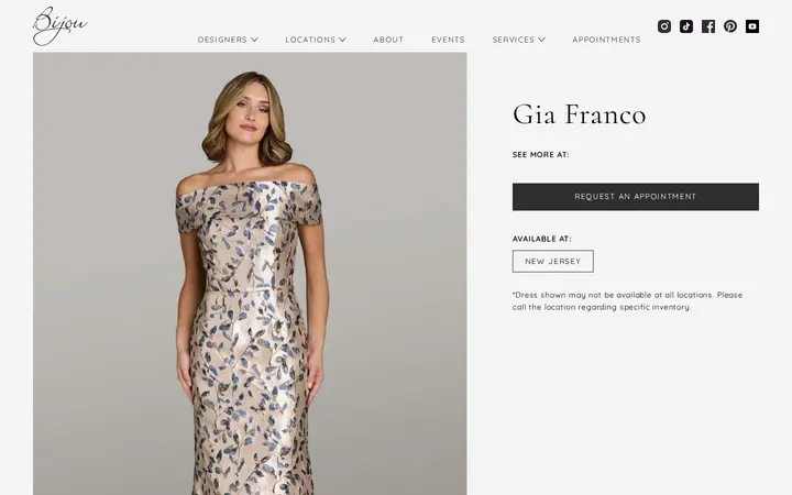 /designer/gia-franco — Bijou Bridal & Special Occasion