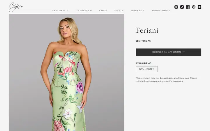 /designer/feriani — Bijou Bridal & Special Occasion