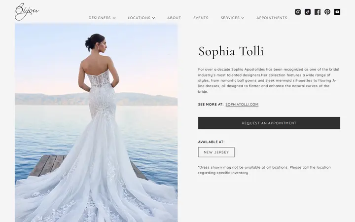 /designer/sophia-tolli — Bijou Bridal & Special Occasion