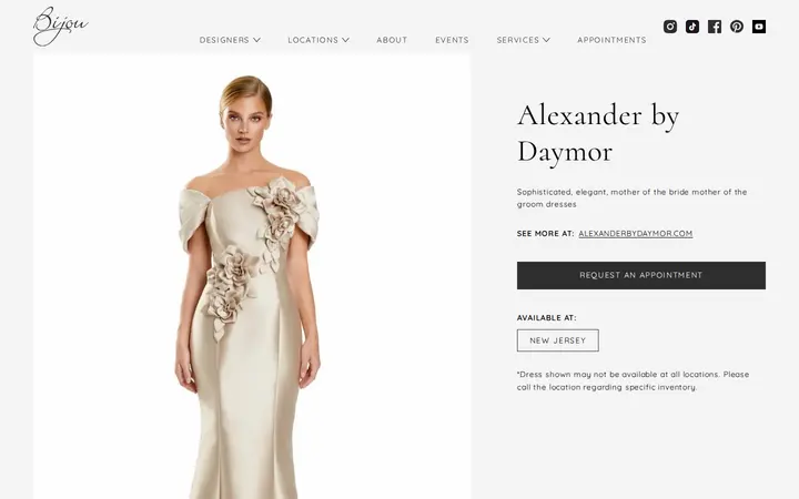 /designer/alexander-by-daymor — Bijou Bridal & Special Occasion