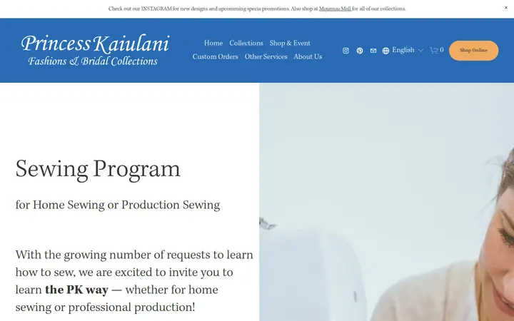 /sewing-class-workshop — Princess Kaiulani Fashions