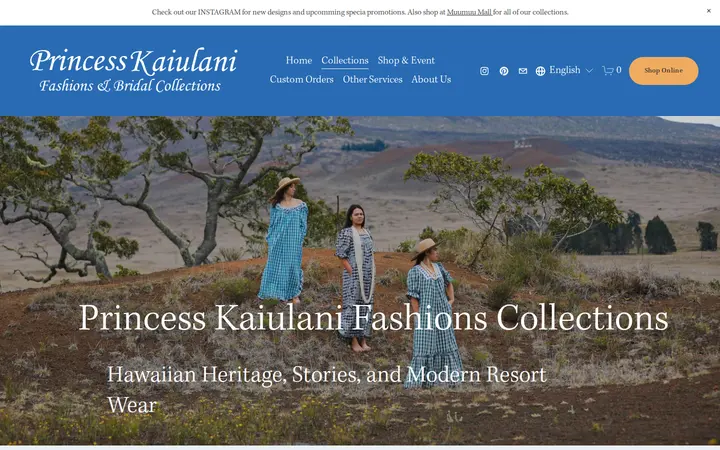 /all-collections — Princess Kaiulani Fashions
