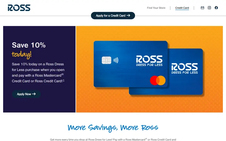 /credit-card — Ross Dress for Less