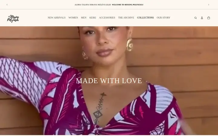 /collections — Missing Polynesia