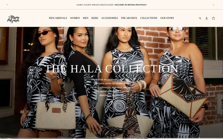 /collections/the-hala-collection — Missing Polynesia