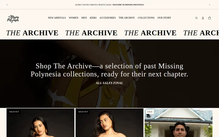 /collections/sale-1 — Missing Polynesia