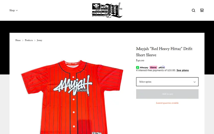 /product/mayjah-redheavy-hittazl-drifit-short-sleeve — Mayjah League Clothing