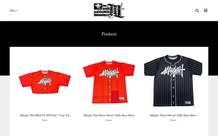 /products — Mayjah League Clothing