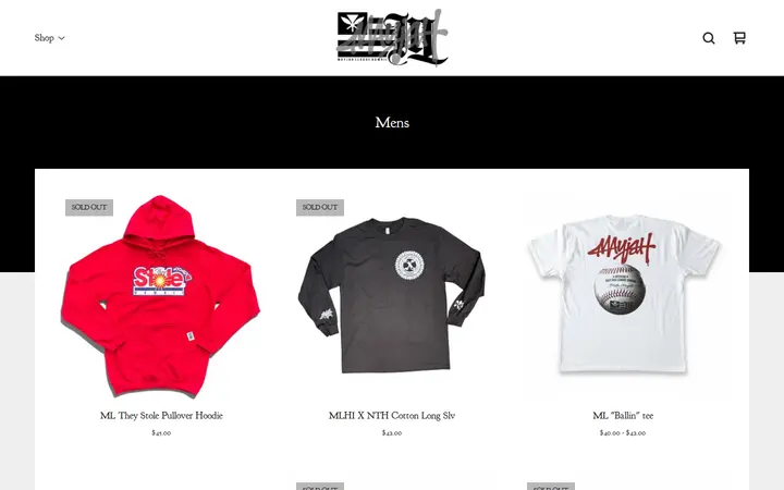 /category/mens — Mayjah League Clothing