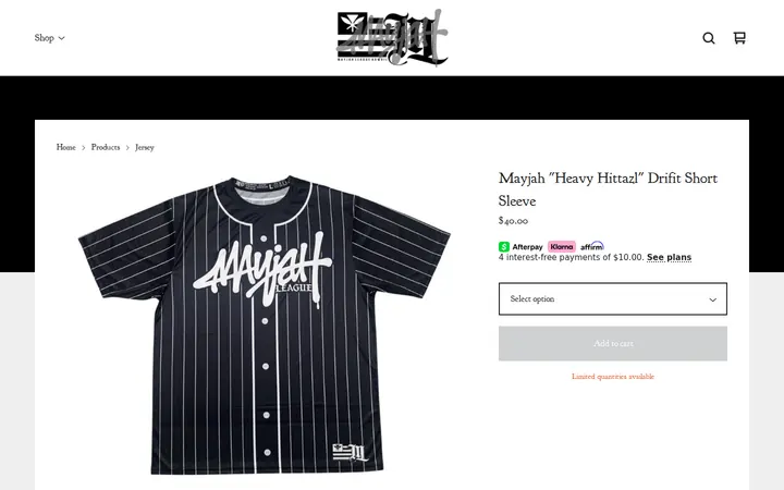 /product/mayjah-Heavyhittaz-drifit-short-sleeve — Mayjah League Clothing