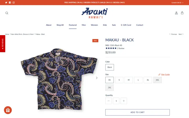 /en-ca/collections/new-arrivals/products/makau-black — Avanti Hawaii