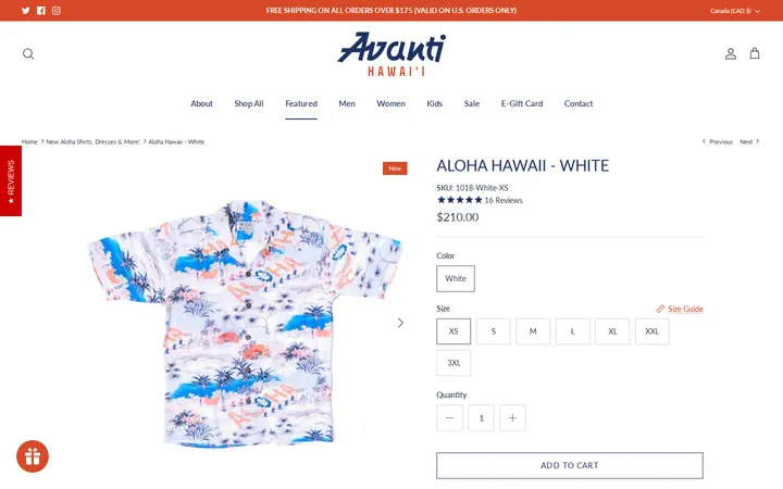 /en-ca/collections/new-arrivals/products/aloha-hawaii-aloha-shirt-white — Avanti Hawaii