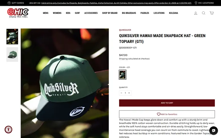 /collections/mens-accessories/products/hi-made-snapback — HIC Ka Makana Ali‘i