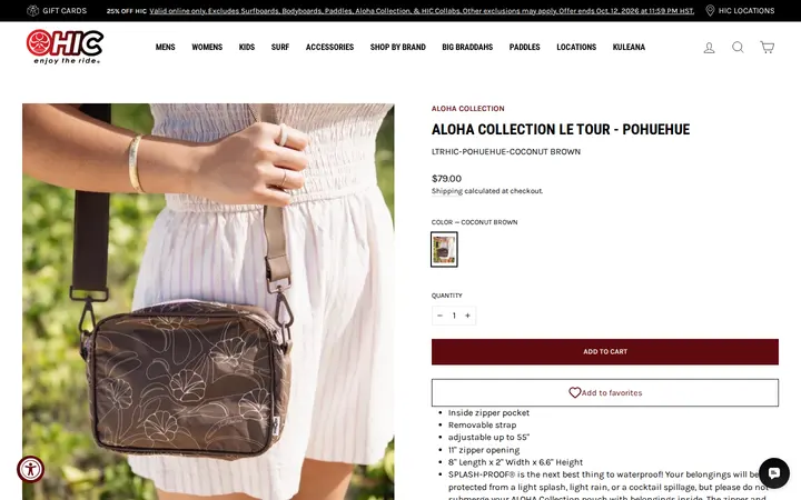 /collections/aloha-collection-bags/products/aloha-collection-x-hic-le-tour-hic-pohuehue — HIC Ka Makana Ali‘i