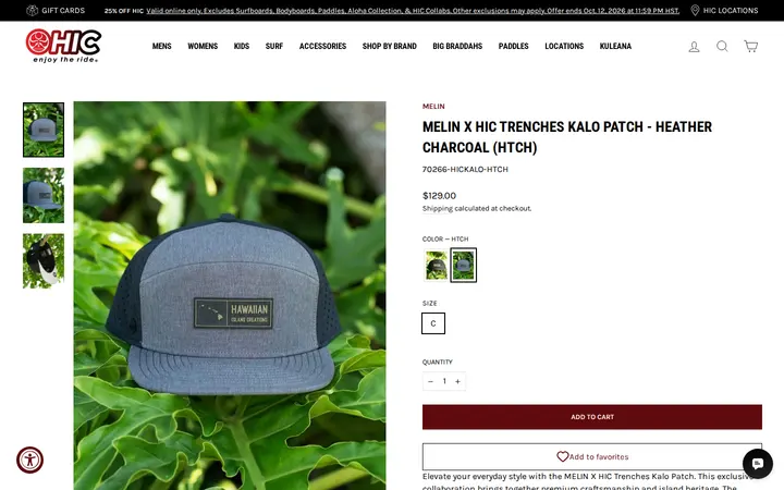 /collections/mens-accessories/products/trenches-hic-kalo-patch-3 — HIC Ka Makana Ali‘i