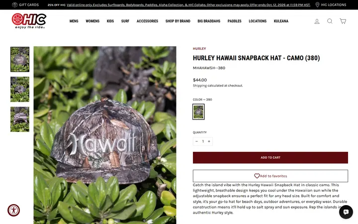 /collections/mens-accessories/products/m-hawaii-snap-hw-9 — HIC Ka Makana Ali‘i