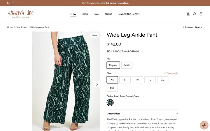 /collections/new-arrivals/products/wide-leg-ankle-pant-38 — Always A.Line