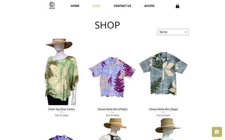 /shop — Hawaii ID, INC. /CIEL BLUE（2nd Floor of JUNE FABRICS）