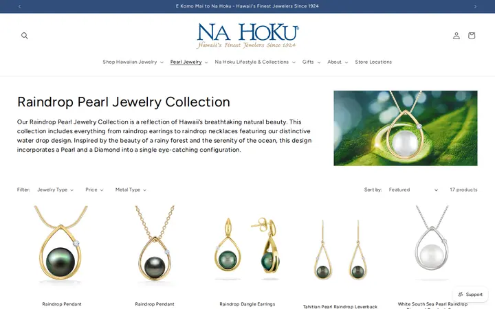 /collections/raindrop-collection — Na Hoku - Hawaii's Finest Jewelers Since 1924