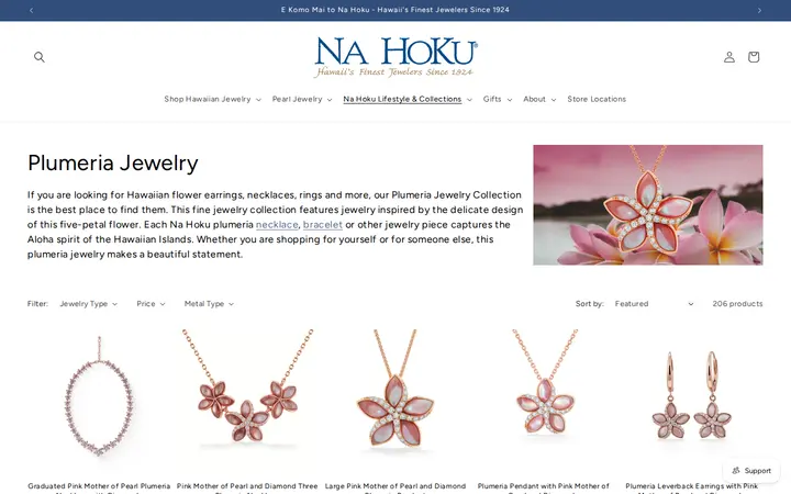 /collections/plumeria-jewelry — Na Hoku - Hawaii's Finest Jewelers Since 1924