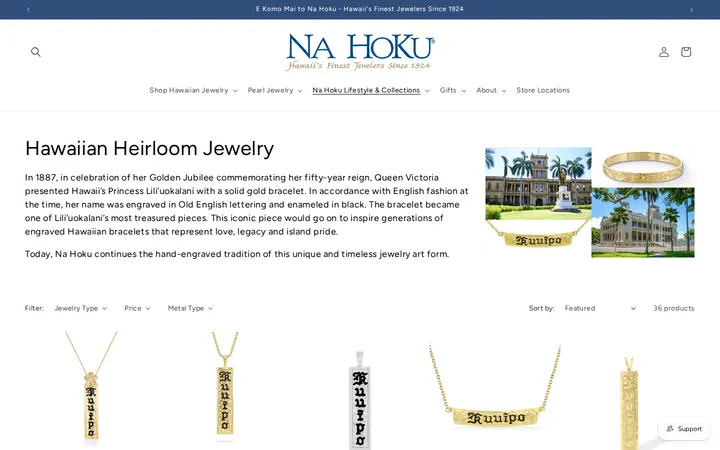 /en-ca/collections/hawaiian-heirloom-jewelry-collection — Na Hoku - Hawaii's Finest Jewelers Since 1924