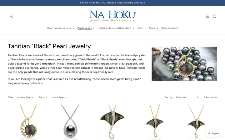 /collections/tahitian-pearl-jewelry — Na Hoku - Hawaii's Finest Jewelers Since 1924